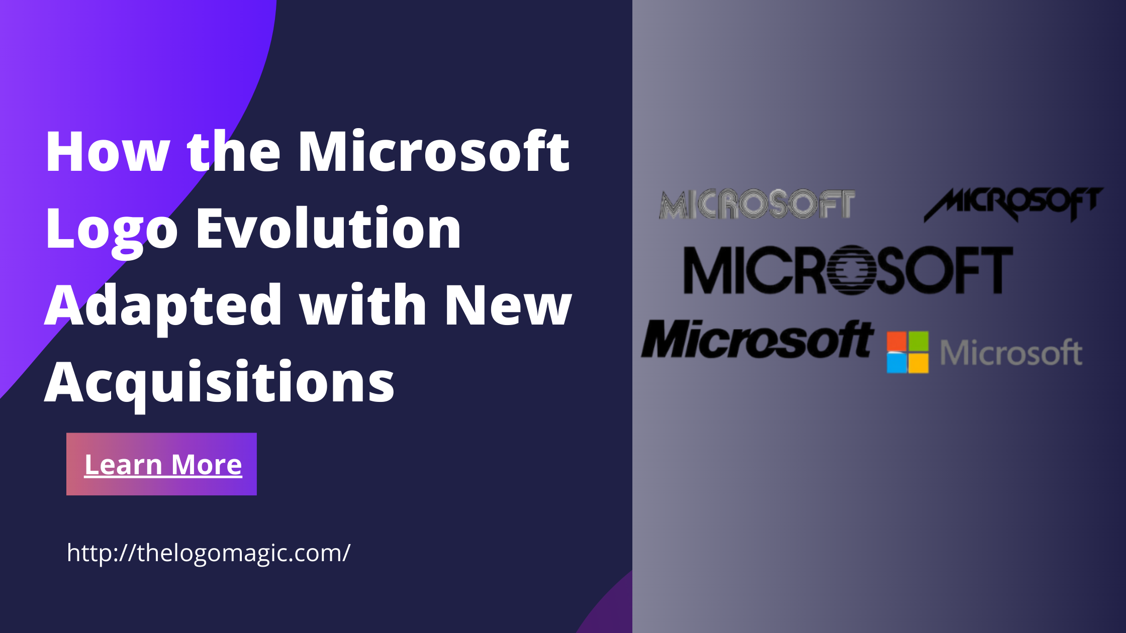 How the Microsoft Logo Evolution Adapted with New Acquisitions