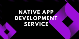NATIVE APP DEVELOPMENT SERVICE- Feature image